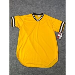 Wilson Mens Medium Vintage Baseball Jersey 90s USA Made Deadstock Core NWT Retro